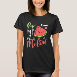 Een in een T-shirt van Melon Dad T-Shirt Funny Wat