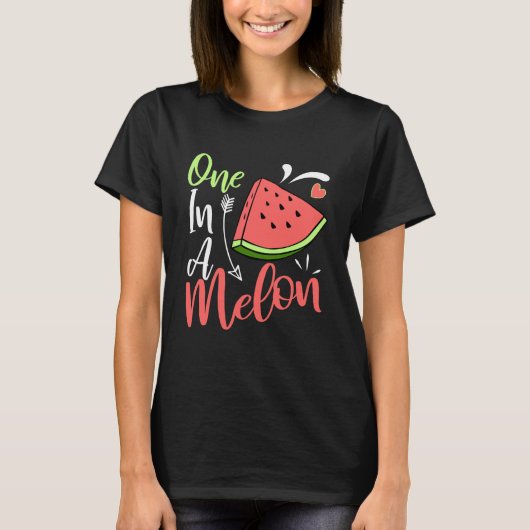 Een in een T-shirt van Melon Dad T-Shirt Funny Wat (Voorkant)