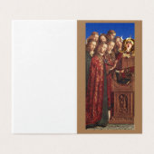 Eén in elk wenskaart kaart (Buitenkant ongevouwen)