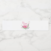 Eén in Melon Birthday Party Waterfles Etiket (Enkel label)