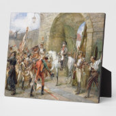 Een incident op het schiereiland - Napoleon gaat b Fotoplaat (Zijkant)