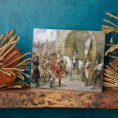 Een incident op het schiereiland - Napoleon gaat b Fotoplaat (Zijkant)