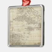 Een indexkaart metalen ornament (Links)