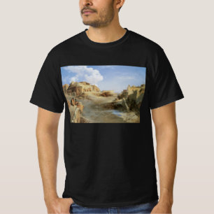 Een Indiaans Pueblo, Laguna, New Mexico door Moran T-shirt