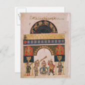 Een Indiaas astrologisch schema Briefkaart (Voorkant / Achterkant)