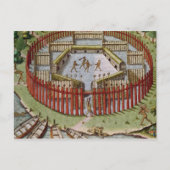 Een Indiaas dorp Briefkaart (Voorkant)