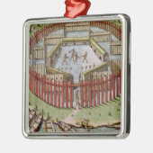 Een Indiaas dorp Metalen Ornament (Links)