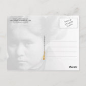 Een Indiaas Tewa-meisje met fancy haarstijl Briefkaart (Achterkant)