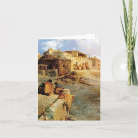 Een Indische Pueblo Laguna New Mexico - 1906 Kaart (Voorkant)