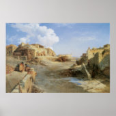 Een Indische Pueblo, Laguna, New Mexico door Moran Poster (Voorkant)