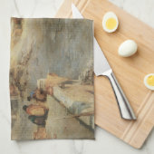 Een Indische Pueblo, Laguna, New Mexico door Moran Theedoek (Quarter Fold)