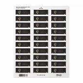 Een indrukwekkend steampunk hart etiket (Full Sheet)