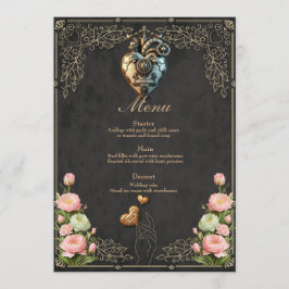 Een indrukwekkend steampunk hart menu