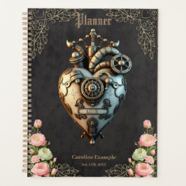 Een indrukwekkend steampunk hart planner