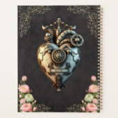 Een indrukwekkend steampunk hart planner (Achterkant)