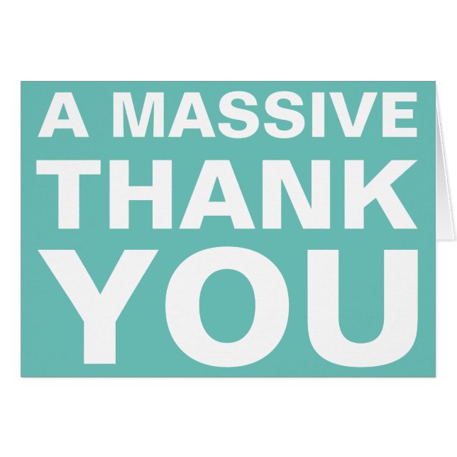 Een indrukwekkende briefkaart (Voorkant Horizontaal)