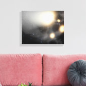 Een ineenstorting van sterrenstelsels canvas afdruk (Insitu (Woonkamer))