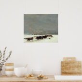 Een infanteriekolom op weg naar een RAID-systeem Poster (Keuken)