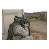 Een infanterieverkenner foto afdruk (Voorkant)