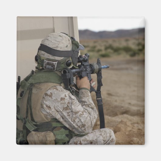 Een infanterieverkenner magneet (Voorkant)