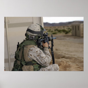 Een infanterieverkenner poster