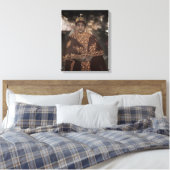 Een informeel portret van Menen Canvas Afdruk (Insitu (Slaapkamer))