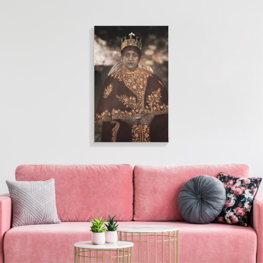 Een informeel portret van Menen Canvas Afdruk (Insitu (Woonkamer))