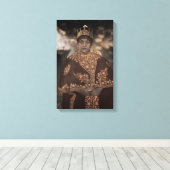 Een informeel portret van Menen Canvas Afdruk (Insitu (Houten vloer))