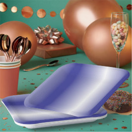 Een ingewikkeld blauw geometrisch patroon met symm papieren bordje