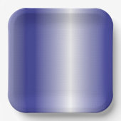 Een ingewikkeld blauw geometrisch patroon met symm papieren bordje (Voorkant)