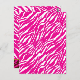 Een ingewikkeld bloemmotief in roze en wit, art briefkaart