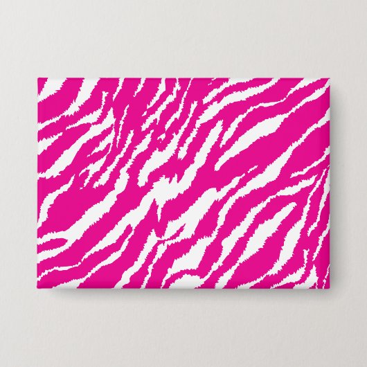 Een ingewikkeld bloemmotief in roze en wit, art button (Voorkant)