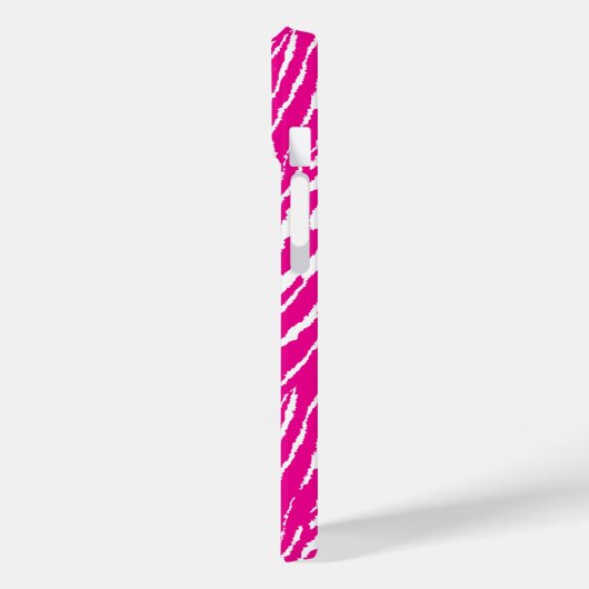 Een ingewikkeld bloemmotief in roze en wit, art Case-Mate iPhone case (Achterkant / Links)