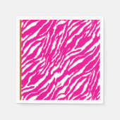 Een ingewikkeld bloemmotief in roze en wit, art servet (Voorkant)