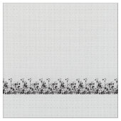 Een ingewikkeld zwart-wit bloemontwerp set aga stof (Close Up)