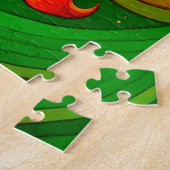 een ingewikkelde digitale kunstwerk. legpuzzel (Zijkant)