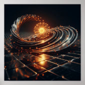 Een ingewikkelde fusie van kunst en wetenschap poster (Voorkant)