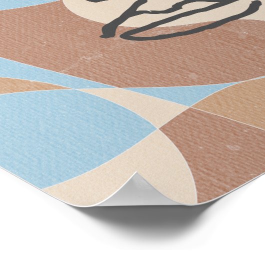 Een inheemse vrouw poster (Hoek)