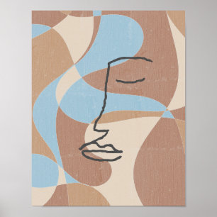 Een inheemse vrouw poster