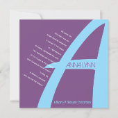 Een INITIAAL Bar Bat Mitswa Uitnodiging (Voorkant)