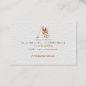 Een Initiaal - dubbelzijdig Visitekaartje (Achterkant)