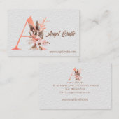 Een Initiaal - dubbelzijdig Visitekaartje (Voorkant / Achterkant)