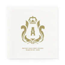 Een Initialen gouden kam