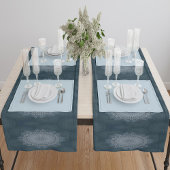 Een initiatie van de massacirkel (blauwe versie) medium tafelloper