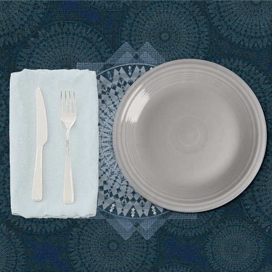 Een initiatie van de massacirkel (blauwe versie) medium tafelloper