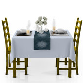 Een initiatie van de massacirkel (blauwe versie) medium tafelloper