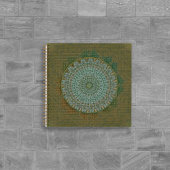 Een initiatie van een massacirkel notitieboek