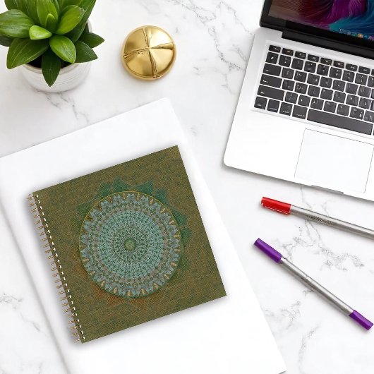 Een initiatie van een massacirkel notitieboek