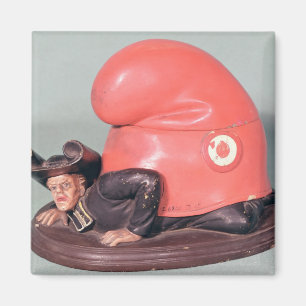 Een inktpot of een tabakspot magneet