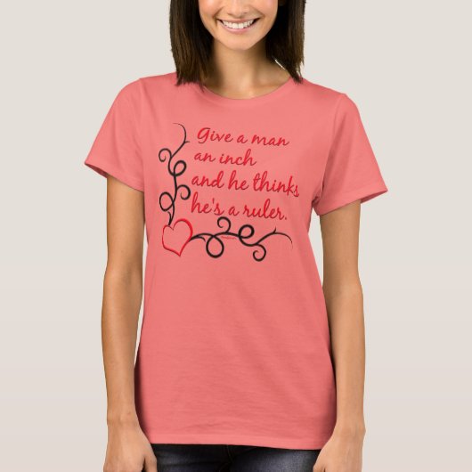 Een inktShirt geven T-shirt (Voorkant)